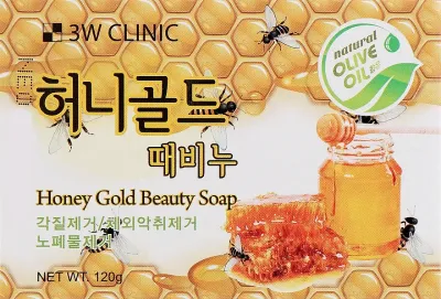 3W CLINIC Honey Gold Beauty Soap 120g