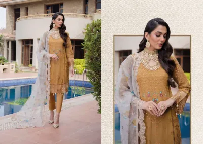 Pakistani Original LUXURY FANCY HEAVY Semi-stitched 