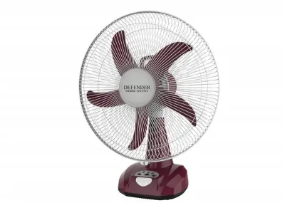 Defender 2914 Rechargeable 14 Desktop Fan Maroon