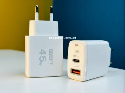 GearUP GP007 45W Fast Charging PD 3.0+ QC 3.0 USB Wall Charger