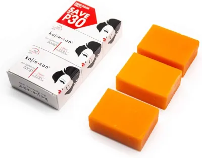 Kojie San Facial Beauty Soap 3 Bars Per Pack (65gX3)