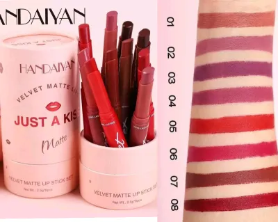 Handaiyan Velvet Matte Just A Kiss 8Pcs Lipstick Set