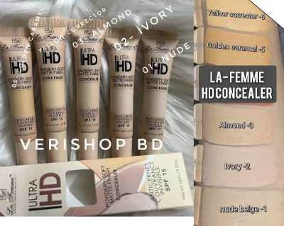 LA FEMME  HD CONCEALER SHADE-03-ALMOND