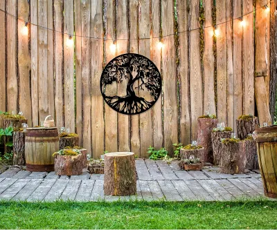 Indoor and Outdoor Tree of Life| Metal Wall Decoration| Handmade Art Vintage Home Decor