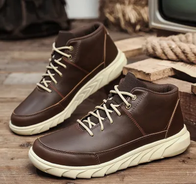Breathable British Trend Genuine Leather Shoes
