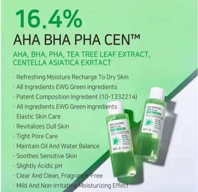 APLB AHA BHA PHA Centella Facial Toner 160ml