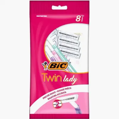 Bic twin lady disposable womens' razor 8 pack