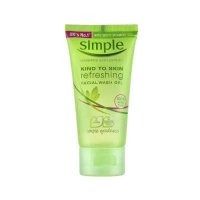 Simple Kind To Skin Refreshing Facial Wash Gel (150ml)