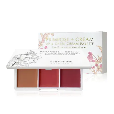 Seraphine Botanicals Primrose + Cream - Lip & Cheek Cream Palette