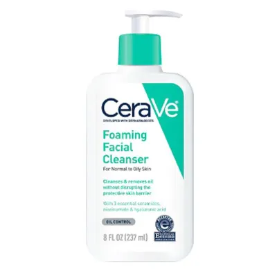 Cerave Foaming Facial Cleanser  "Normal to Oily Skin" (USA Version) - 237ml