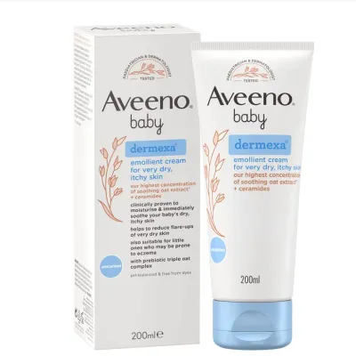 Aveeno Baby Dermexa Daily Emollient Cream for Very Dry & Itchy skin (200ml)