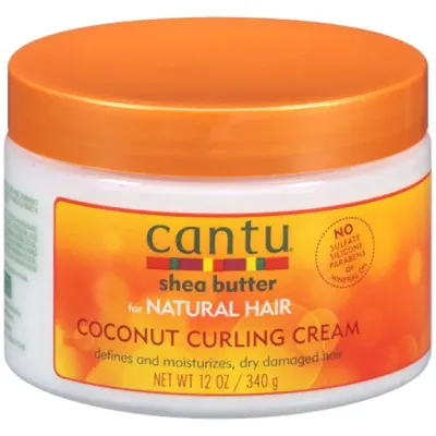 Cantu Shea Butter for Natural Hair Coconut Curling Cream (340 g)