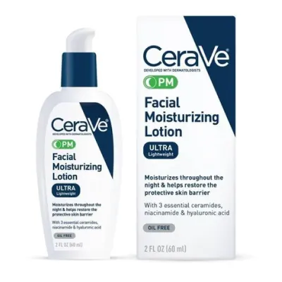 CeraVe PM Facial Moisturizing Lotion Normal to Dry Skin (USA) - 60 ml
