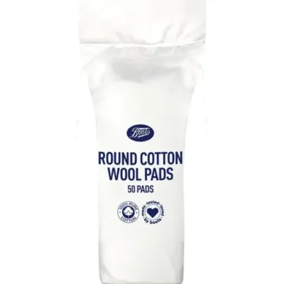  Boots Double Faced Round Cotton Wool Pads (100 pads)