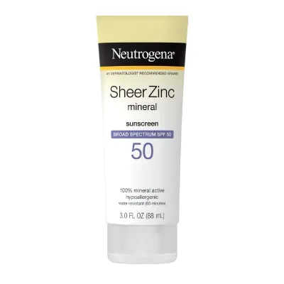 Neutrogena Sheer Zinc Face Dry-touch Sunscreen Lotion SPF50 (88ml)