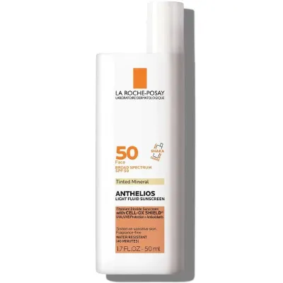 La Roche Posay Anthelios 50 Mineral Sun screen Tinted For Face Ultra Light Fluid SPF50 (50ml)