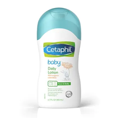 Cetaphil Baby Daily Lotion With Organic Calendula (200ml)