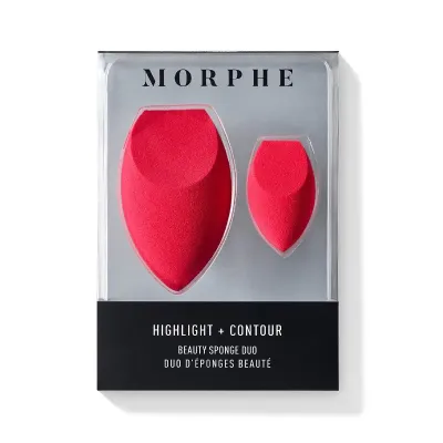 Morphe Highlight+ Contour Beauty Sponge Duo