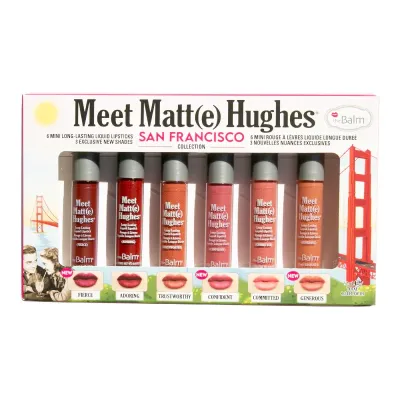 The Balm Meet Matte Hughes -San Fransisco (Mini Lipstick Set)