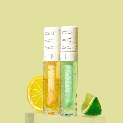 KAB Cosmetics Lemon + Lime Lip Oil Duo (6ml)
