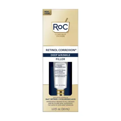 RoC Retinol Correxion Anti-Wrinkle Retinol Face Serum with Hyaluronic Acid (30ml)