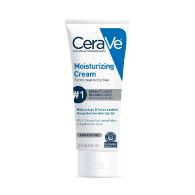 Cerave Moisturising Cream for Normal to Dry Skin With Hyaluronic Acid (236ml)