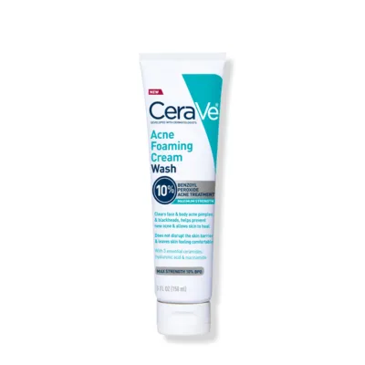 Cerave Acne Foaming Cream Wash BPO 10% (150ml)