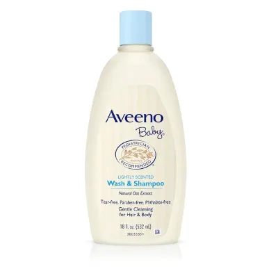 Aveeno Baby Body Wash and Shampoo (532ml)
