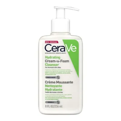 CeraVe Hydrating Cream to Foam Cleanser (236ml)