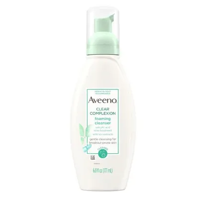 Aveeno Clear Complexion Foam Facial Cleanser (177ml)