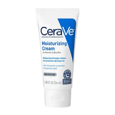 CeraVe Travel Size Moisturizing Cream for normal to dry Skin (USA Version)- 56ml