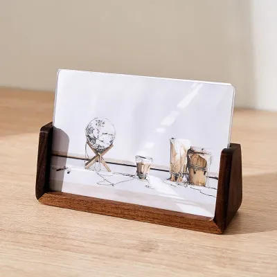 Wooden Home Photo Frame 