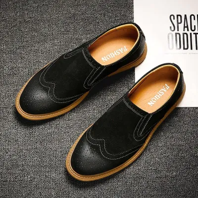 Genuine Suede Leather Formal Shoes