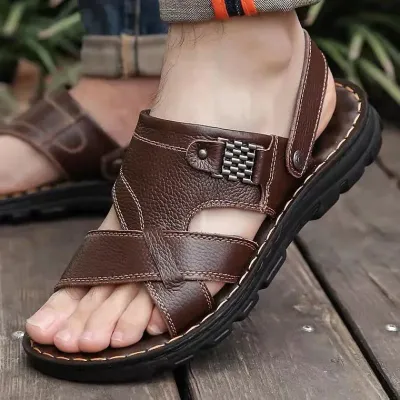 Top Layer Cowhide Genuine Leather Sandals