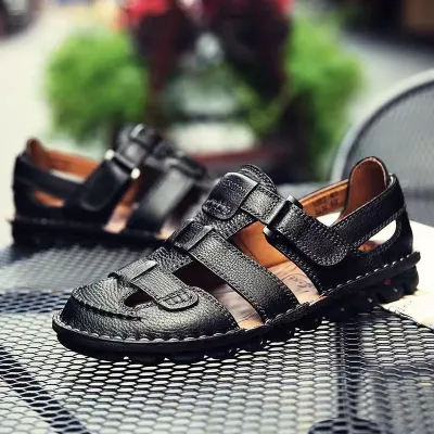 Genuine Leather Casual Sandals