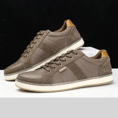 Premium Leather Sports Trendy Casual Shoes 