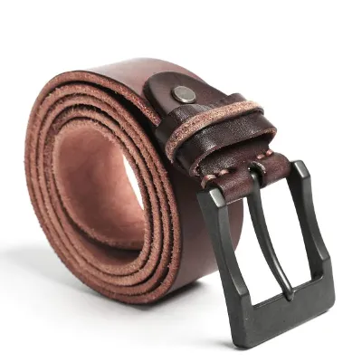 Genuine Leather Coffee Belt AC79