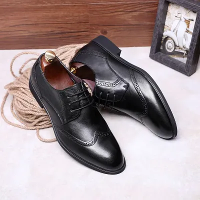 Chuan Black Formal Shoes ST128