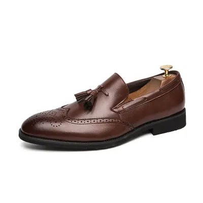 Genuine Leather Coffee Loafer GB220
