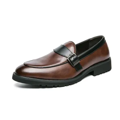 Premium Leather Coffee Loafer GB225