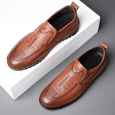 Genuine Leather Brown Loafer GB274