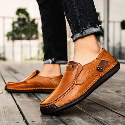 Genuine Leather Brown Loafer GB282