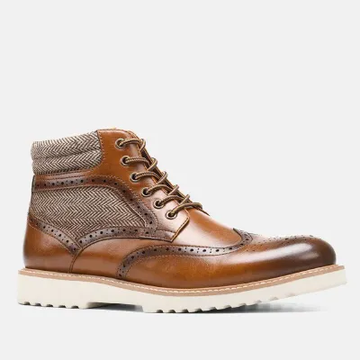 Premium Leather Brown Martin Boots GB114