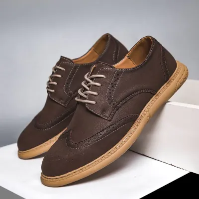 Genuine Leather Low-Top Casual Shoes GB604