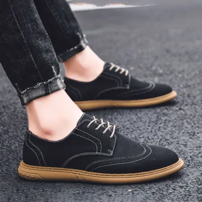 Genuine Leather Low-Top Casual Shoes GB606