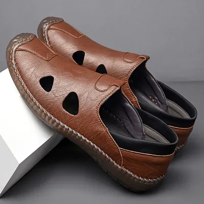 Soft Leather Breathable Sandals NFE64