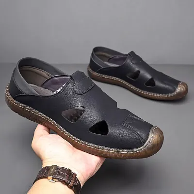 Soft Leather Breathable Sandals NFE65