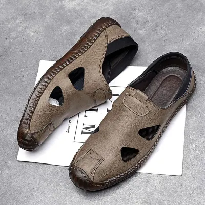 Genuine Leather Breathable Sandals NFE66