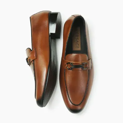 Genuine Leather Brown Loafer NFG104