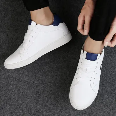 Genuine Leather White Casual Shoes  NFG97